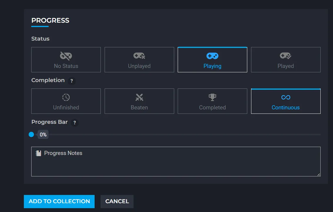 game sreen options 3