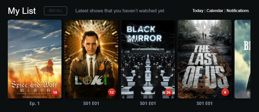 latest shows in simkl